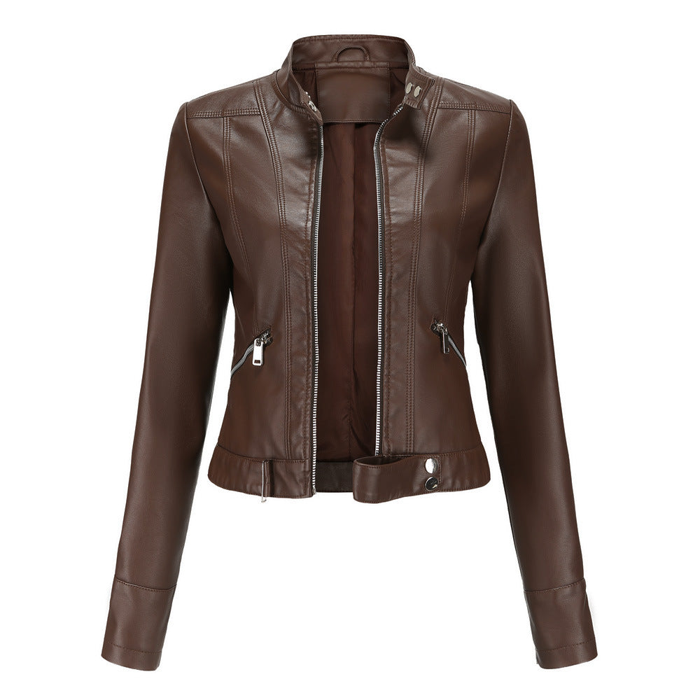 Damen Jacke Klassisch Leder