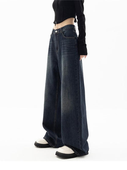 Damen Boyfriend Jeans Baggy 90er Style