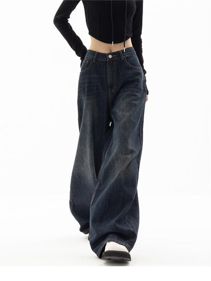 Damen Boyfriend Jeans Baggy 90er Style