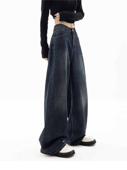 Damen Boyfriend Jeans Baggy 90er Style