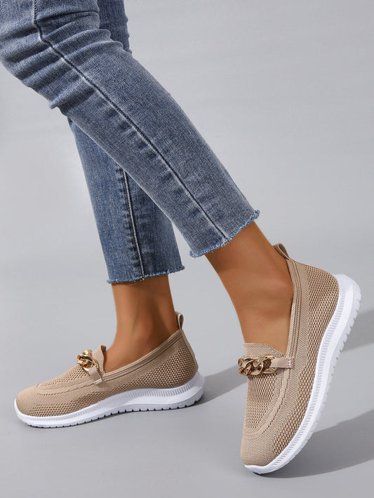 Eveloria Damen Sneaker Mit Kettenbesatz Schwarz - Eveloria