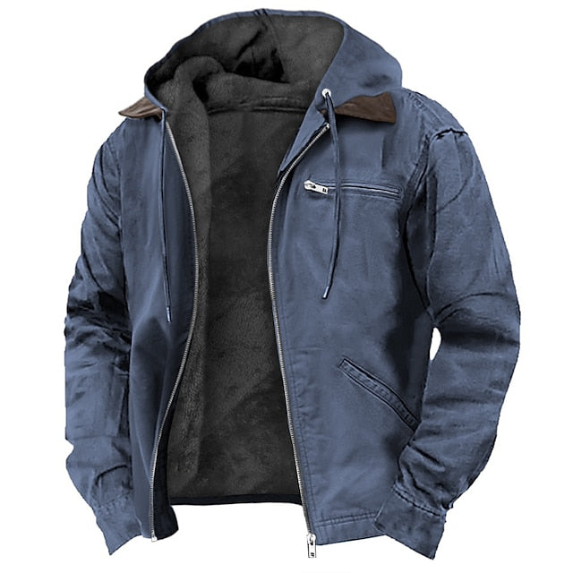 Wasserdichte Winterparka Damen Herren Polyester Jacke Mit Kapuze