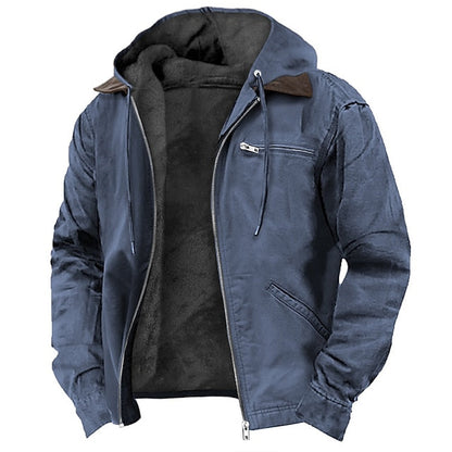 Wasserdichte Winterparka Damen Herren Polyester Jacke Mit Kapuze