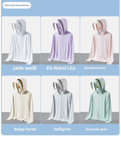 Eveloria Damen Sonnenschutzkleidung Atmungsaktiv Leicht