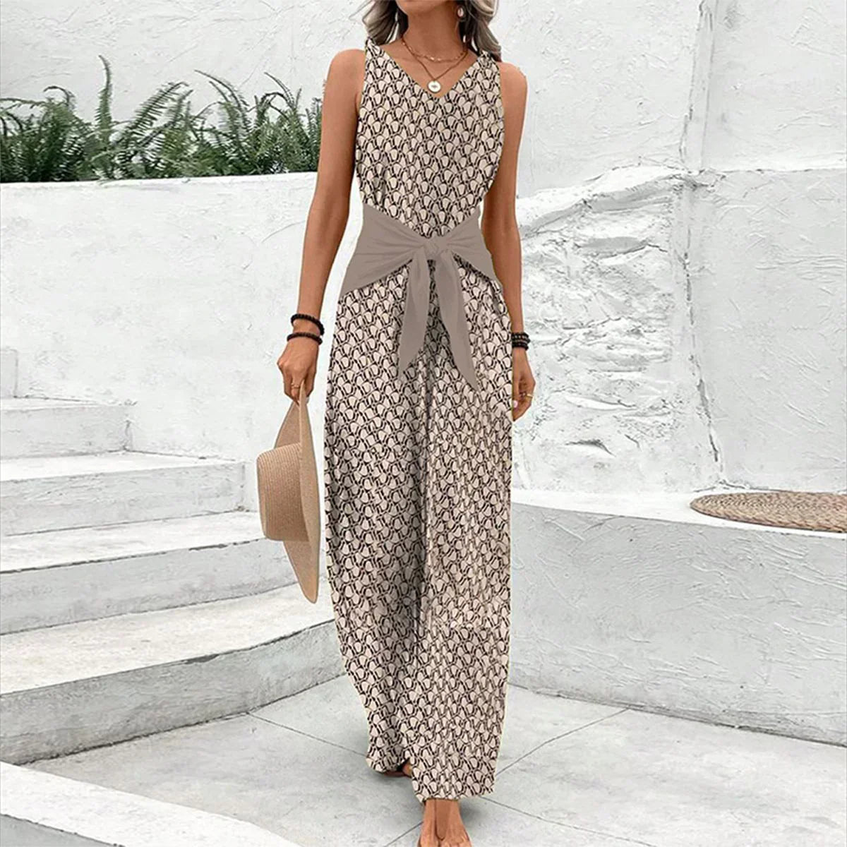 Damen Overall Elegantes Design Bequem - Eveloria