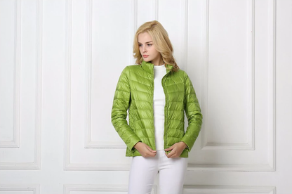 Eveloria Damen Leichtgewicht Daunenjacke Urban Chic