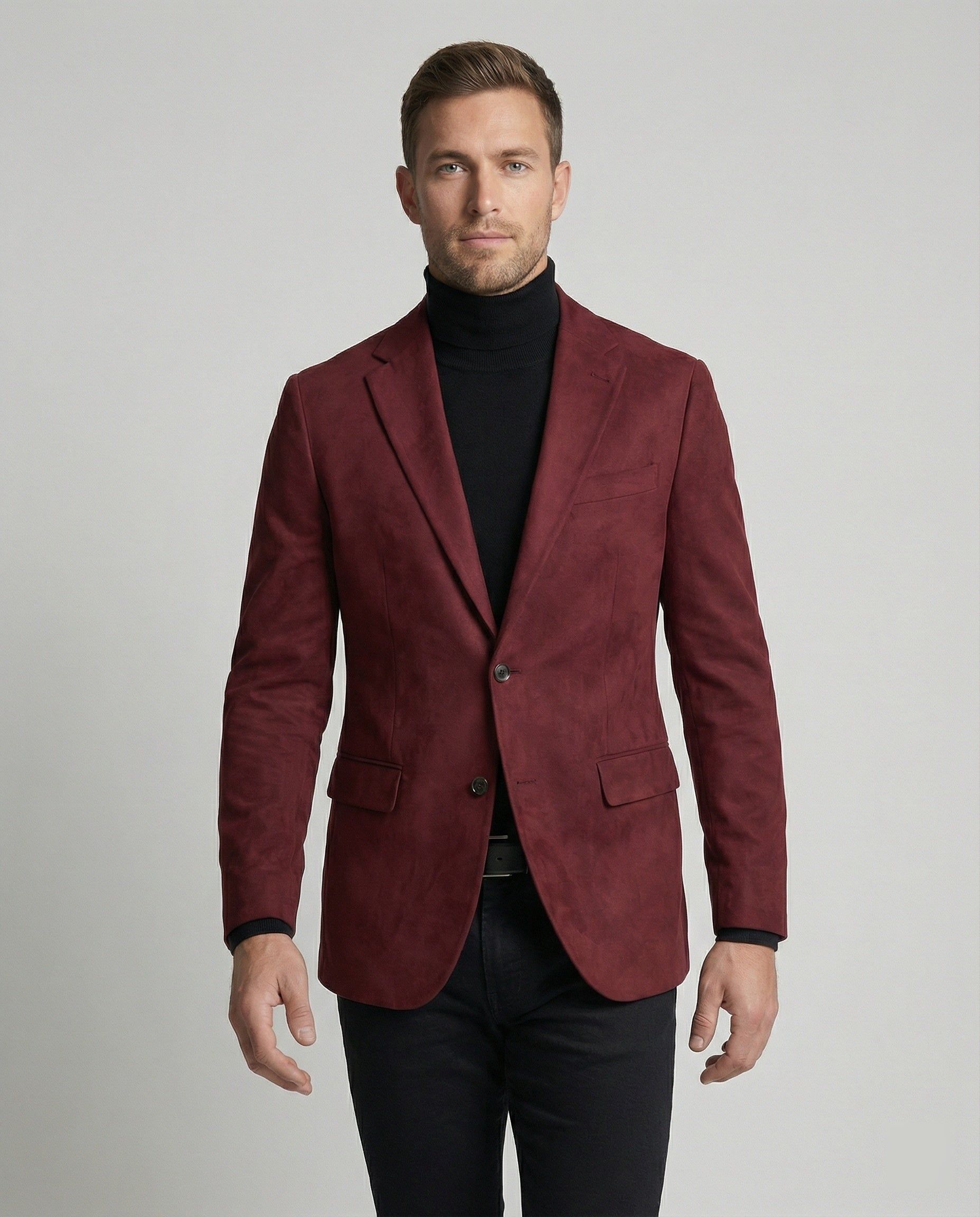 Eleganter Herren Blazer Moderner Stil Schwarz - Eveloria