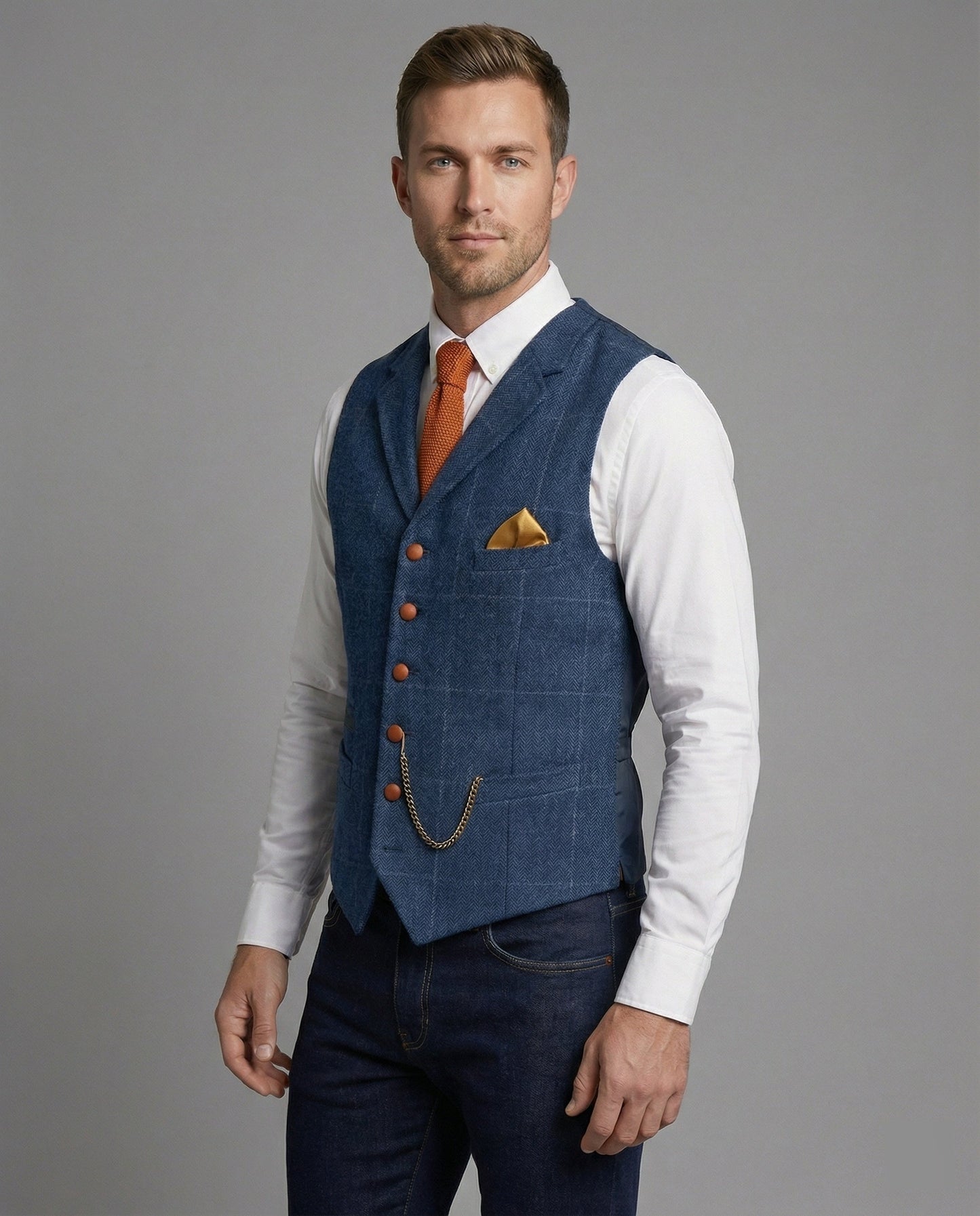 Herren Vintage Weste Stilvoll - Eveloria