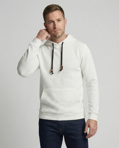 Herren Hoodie Lässig Baumwolle Grau - Eveloria