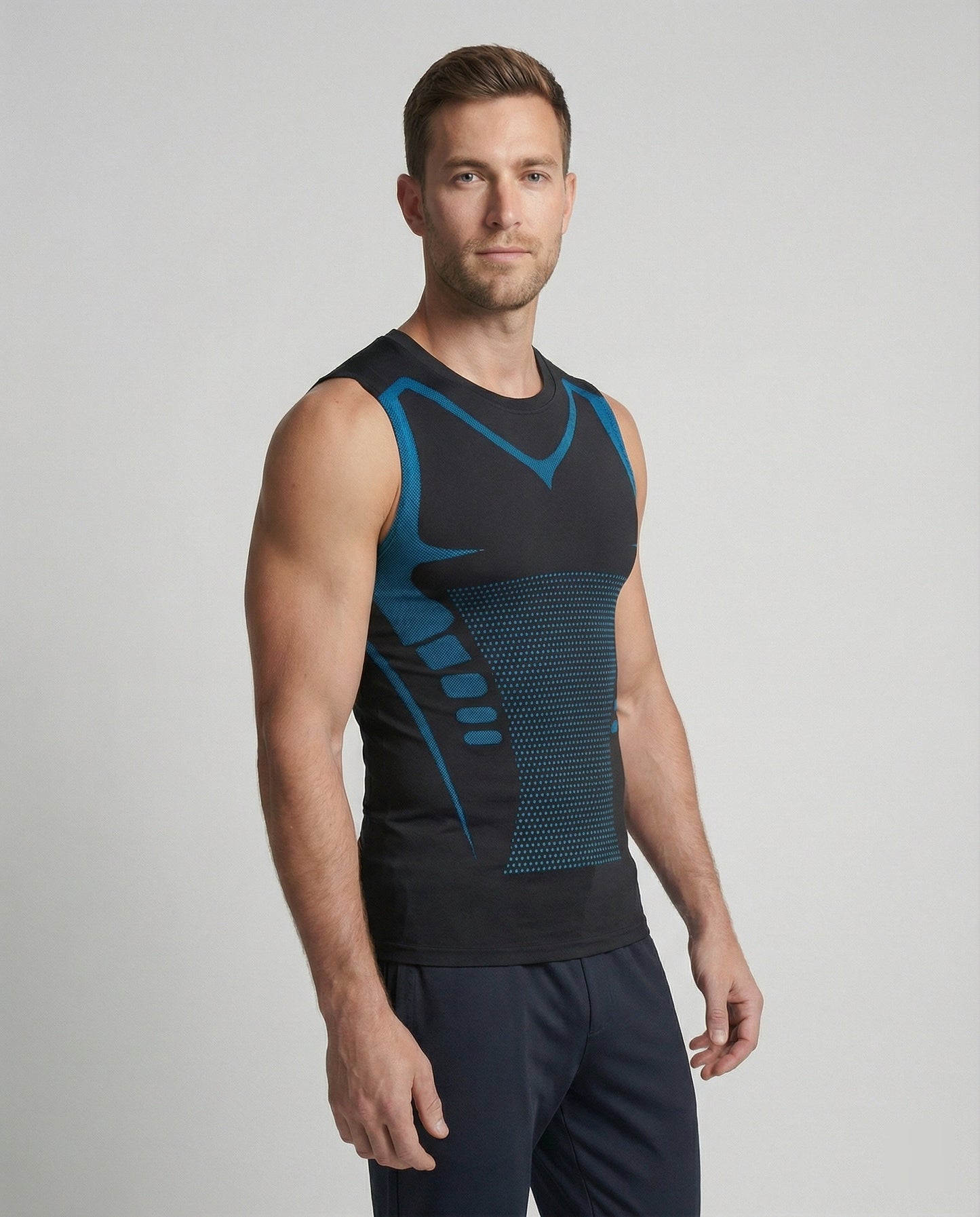 Herren Figurformendes Tanktop - Eveloria