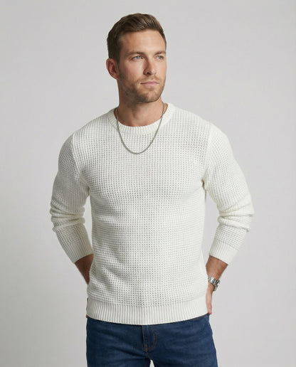 Herren Strukturpullover Modern - Eveloria
