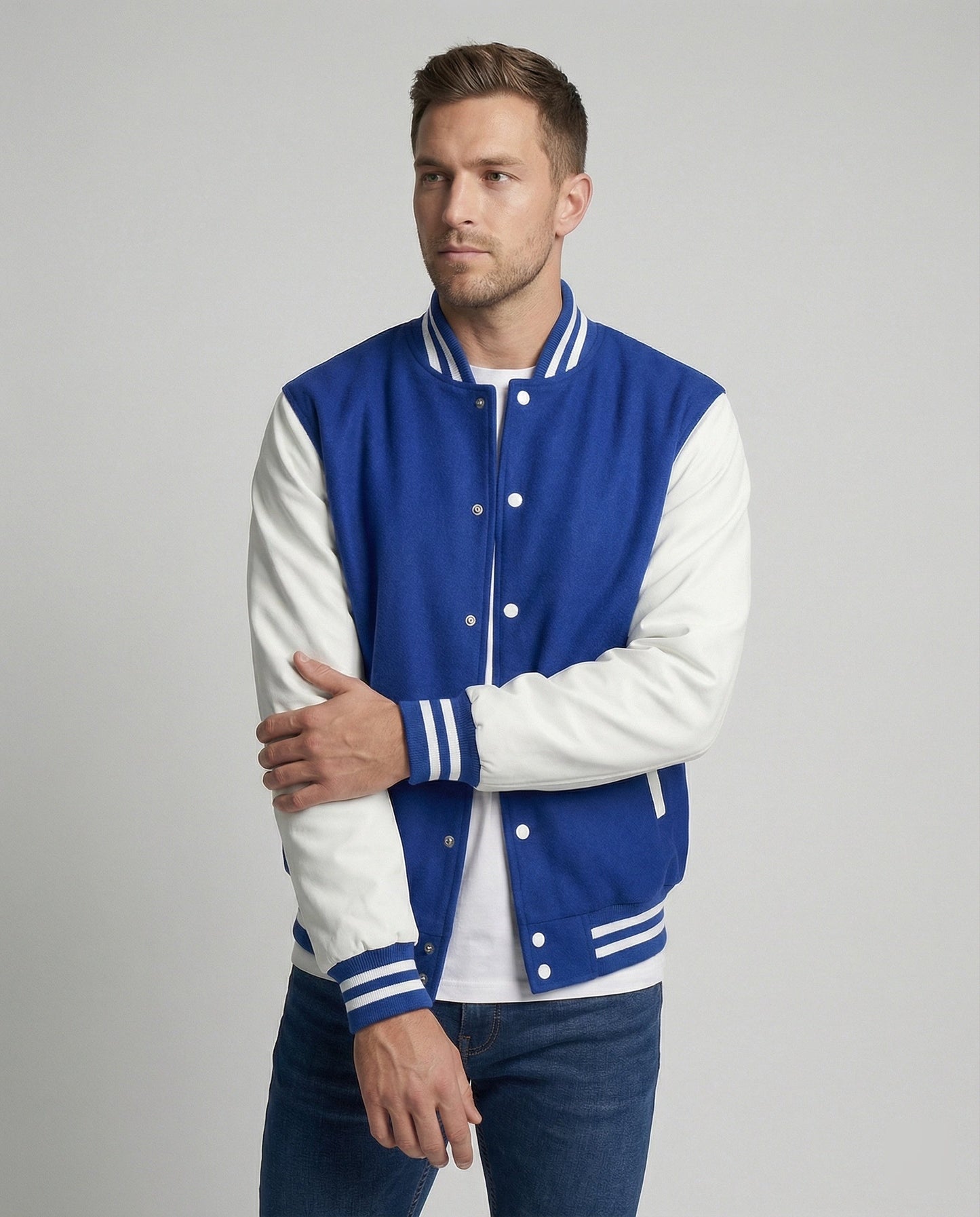 Herren Collegejacke Sportlich - Eveloria