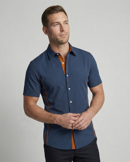 Herren Kurzarmhemd Modern - Eveloria