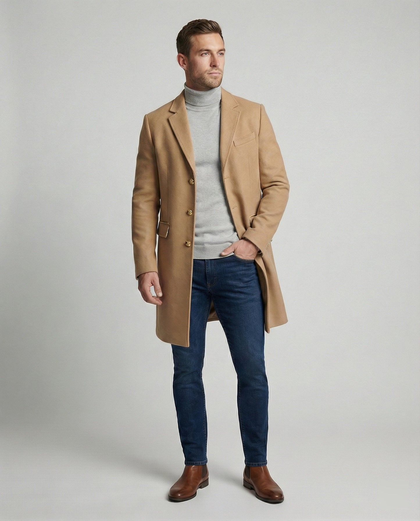 Herren Winterjacke Stylisch Warm - Eveloria