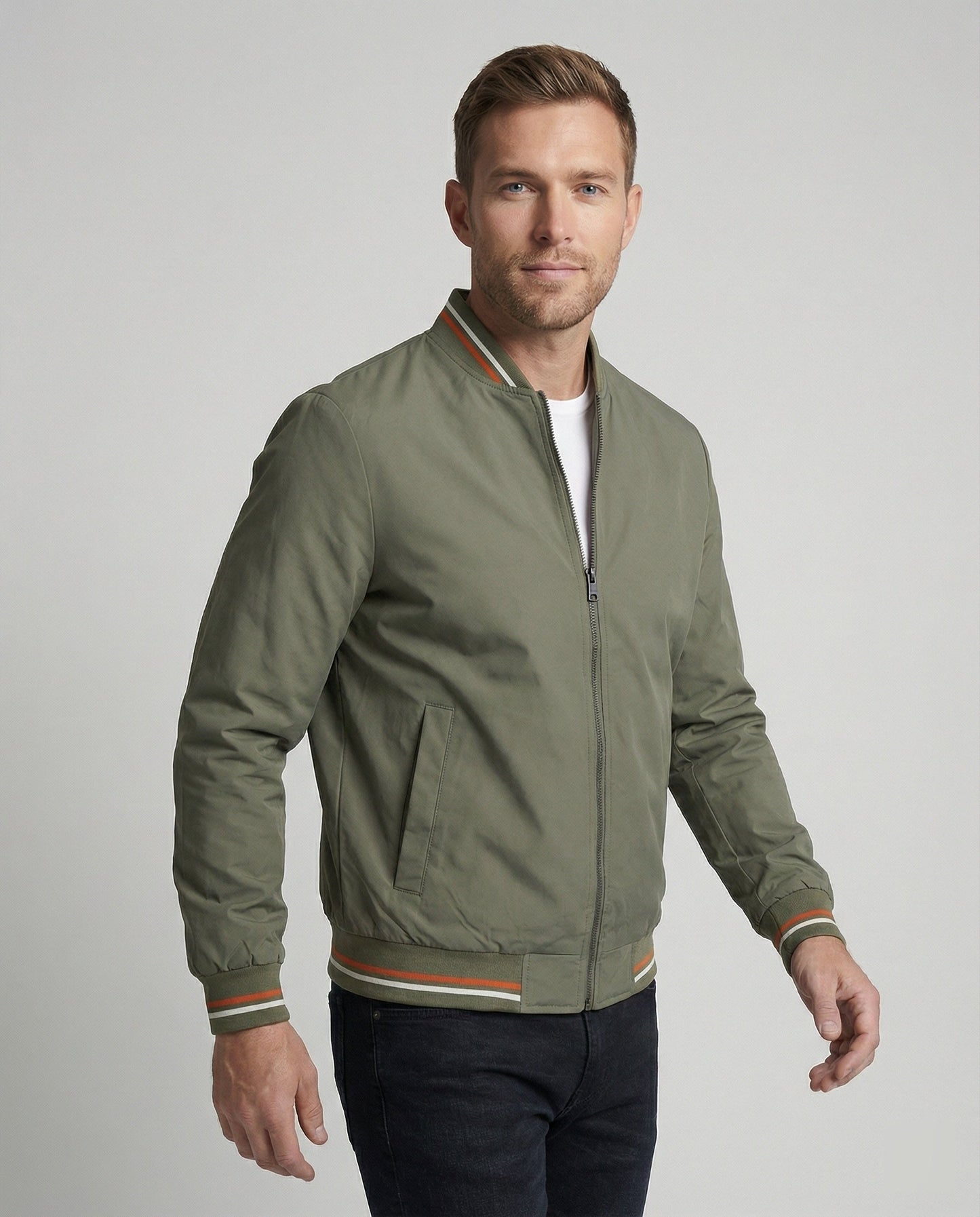Herren Bomberjacke Slim Fit - Eveloria