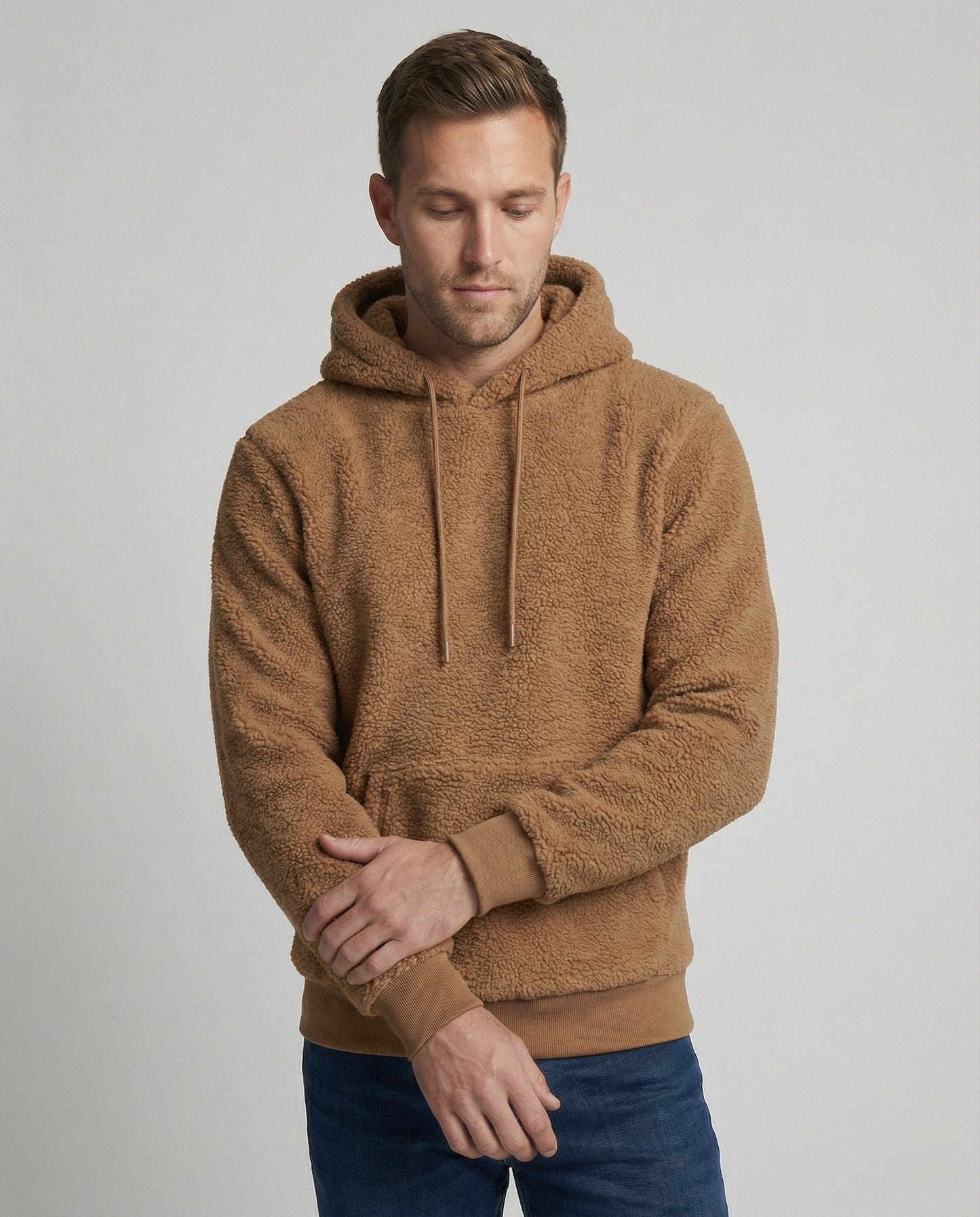 Herren Teddy Pullover Kuschelfleece - Eveloria
