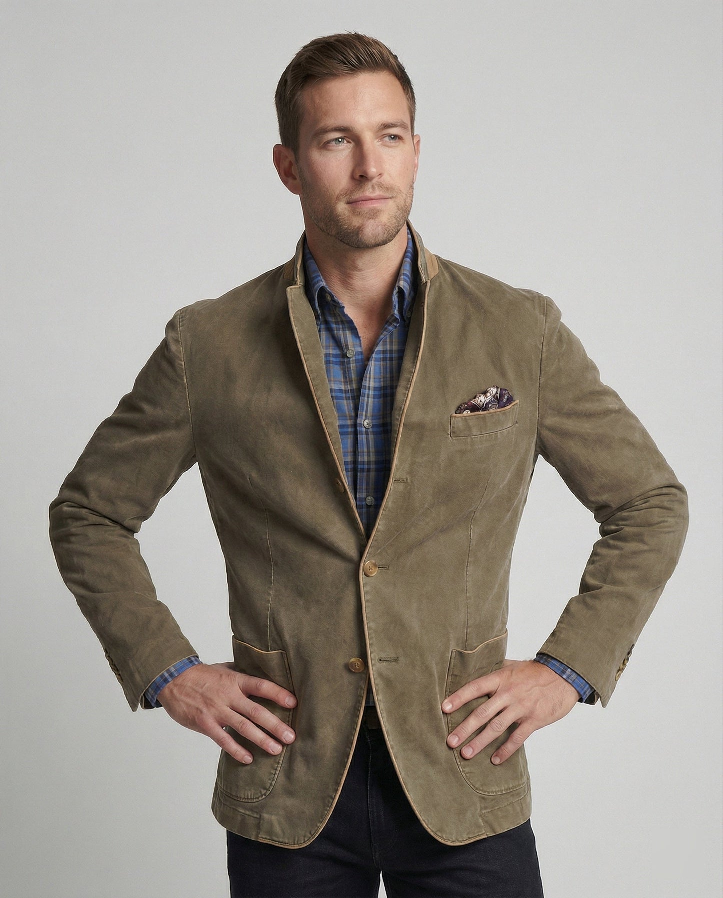 Herren Cord Blazer