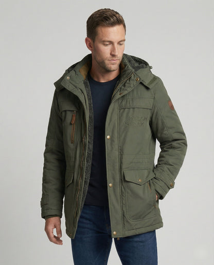 Herren Gepolsterte Jacke Lässig - Eveloria