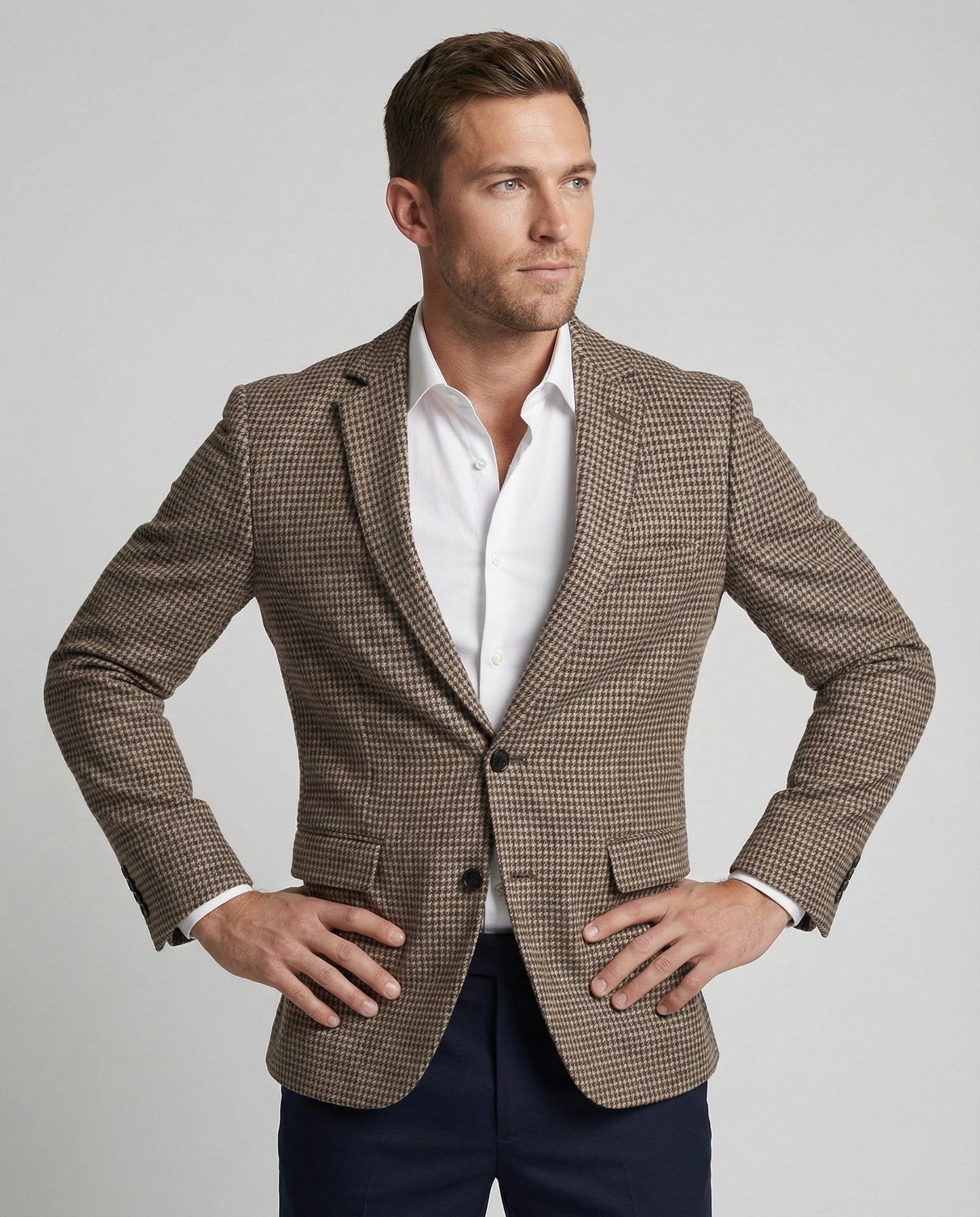 Herren Blazer kariert modern - Eveloria