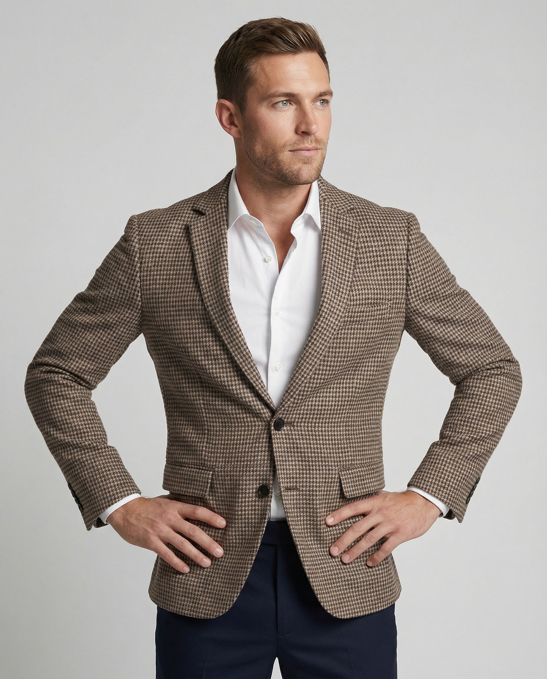 Herren Blazer kariert modern - Eveloria