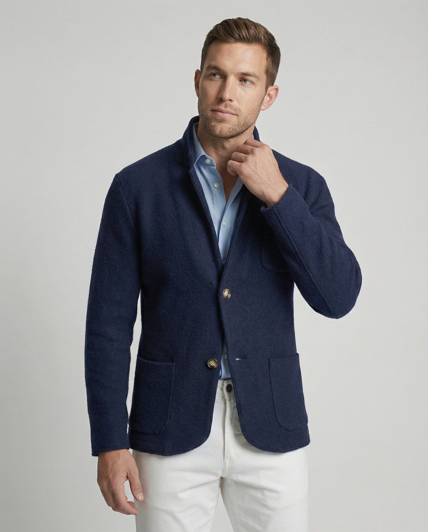 Herren Strickjacke Elegantes Design Praktischer Schnitt - Eveloria