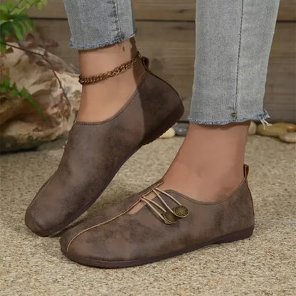 Eveloria Damen Ergonomische Flachschuhe Weiche Sohle