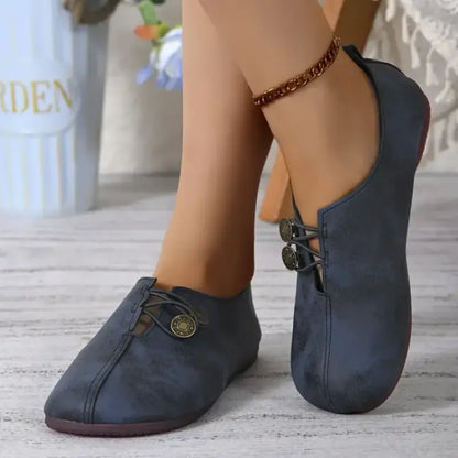 Eveloria Damen Ergonomische Flachschuhe Weiche Sohle