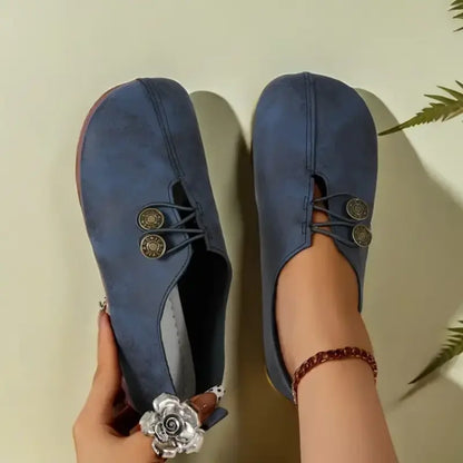 Eveloria Damen Ergonomische Flachschuhe Weiche Sohle