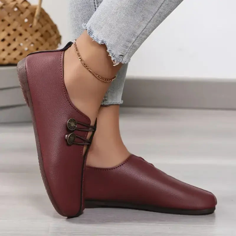 Eveloria Damen Ergonomische Flachschuhe Weiche Sohle
