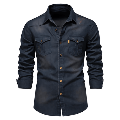 Eveloria Damen Denim Hemd