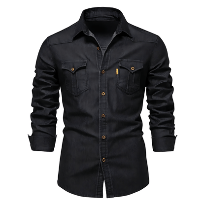 Eveloria Damen Denim Hemd