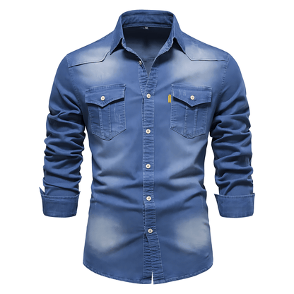 Eveloria Damen Denim Hemd