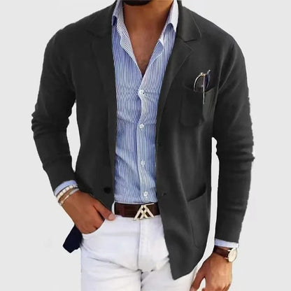 Eveloria Herren Blazer mit Brusttasche
