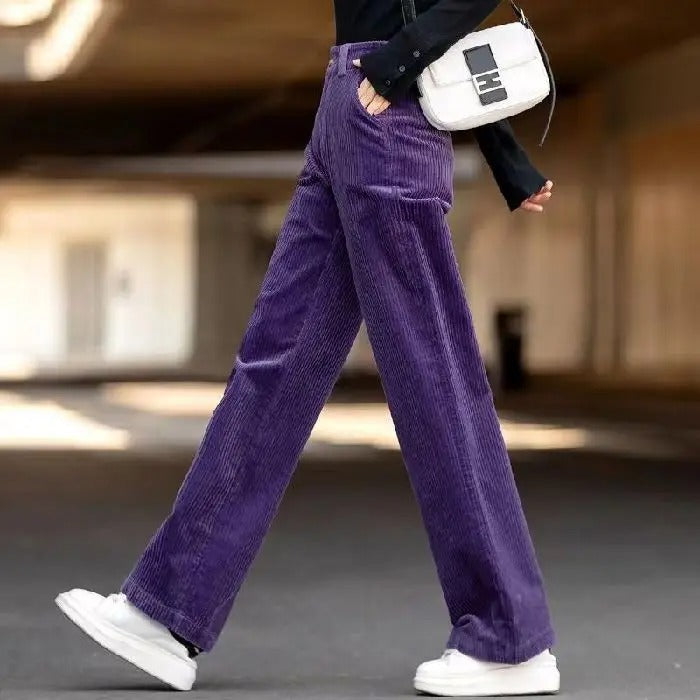 Eveloria Damen Hochbund-Cordhose - Eveloria