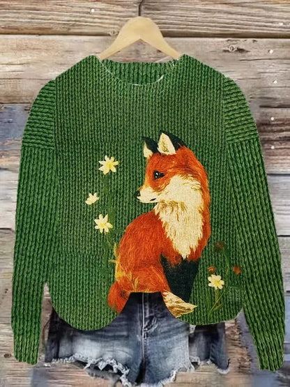 Eveloria Damen Pullover Bedruckt