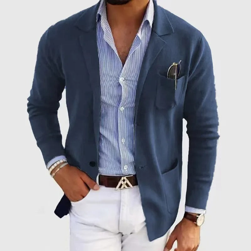 Eveloria Herren Blazer mit Brusttasche