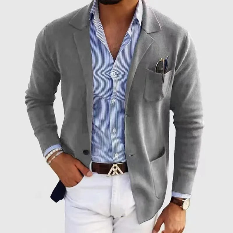 Eveloria Herren Blazer mit Brusttasche