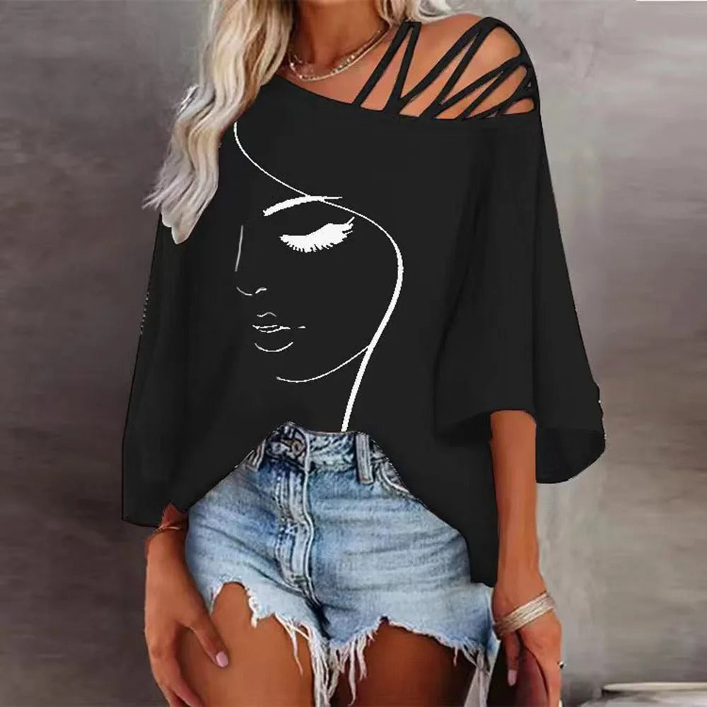 Eveloria Damen T-Shirt Bedruckt - Eveloria