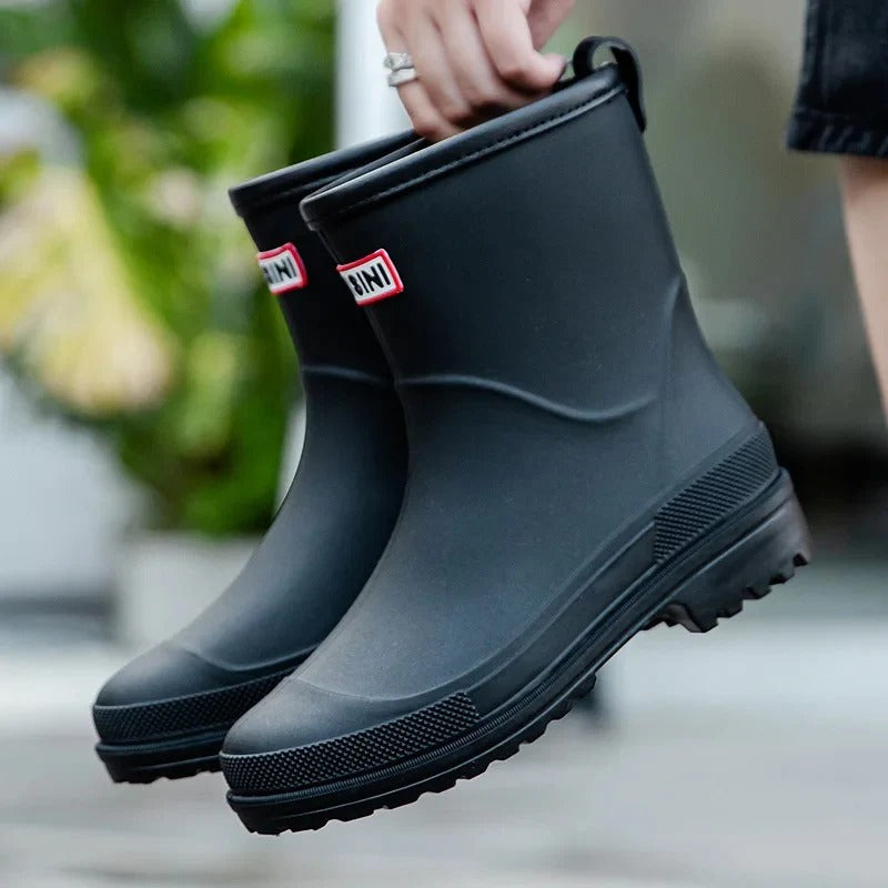 Damen Regenstiefel Modisch Wasserdicht