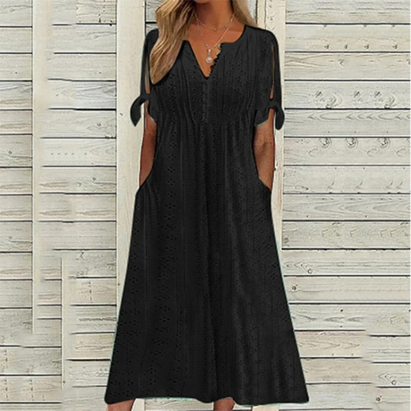 Eveloria Damen Spitzenkleid