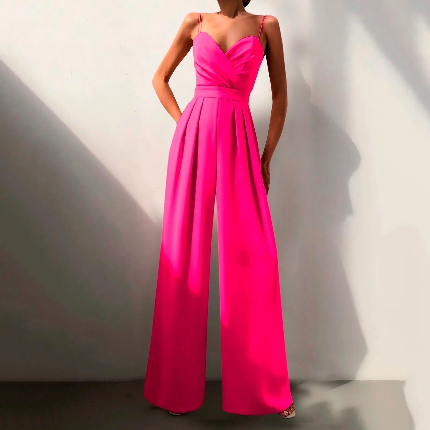 Eveloria Damen Sommerjumpsuit Elegant