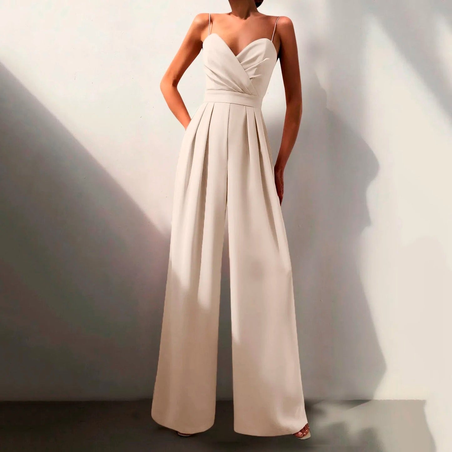 Eveloria Damen Sommerjumpsuit Elegant