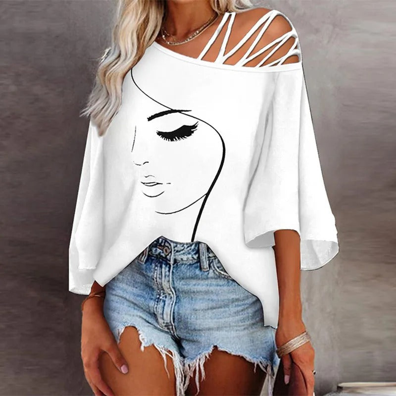 Eveloria Damen T-Shirt Bedruckt
