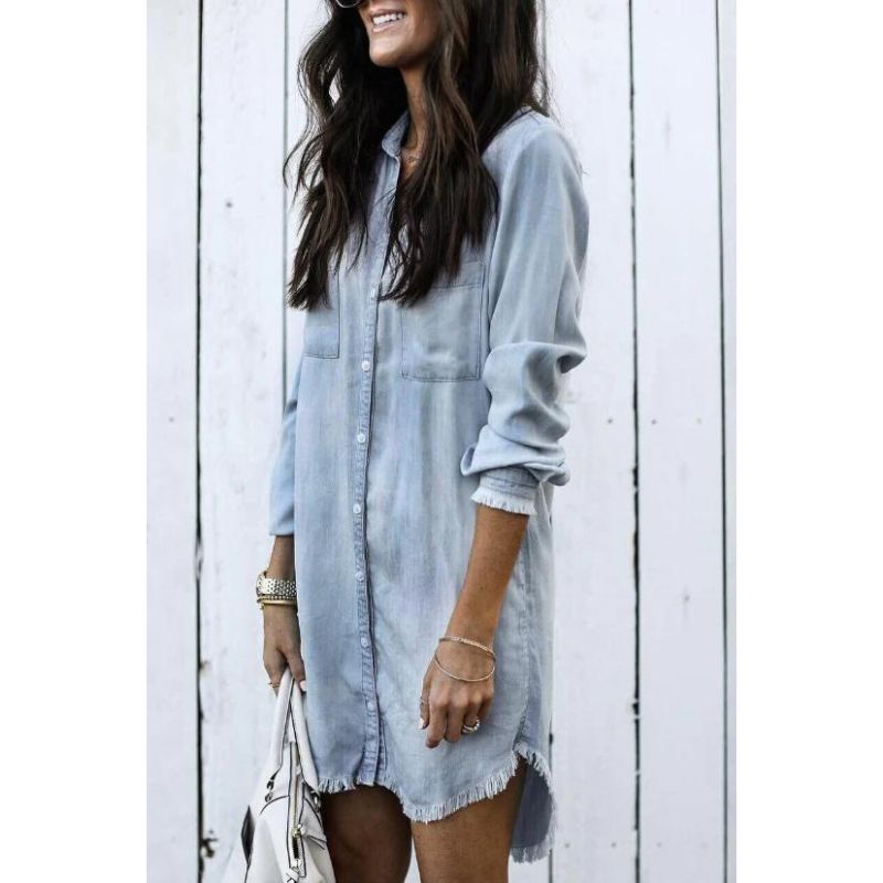 Eveloria Damen Denimkleid - Eveloria