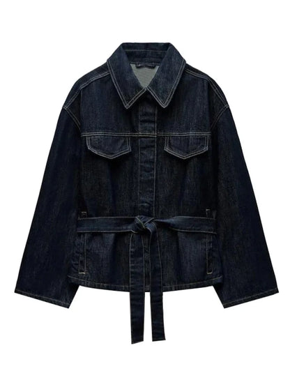 Damen Ensemble Taillierter Blazer mit Jeanshose