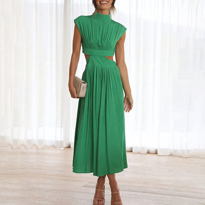Damen Kleid Mühelos Elegant Schwarz - Eveloria