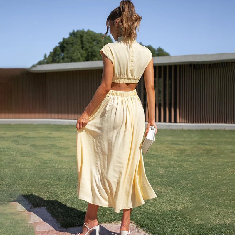 Damen Kleid Mühelos Elegant