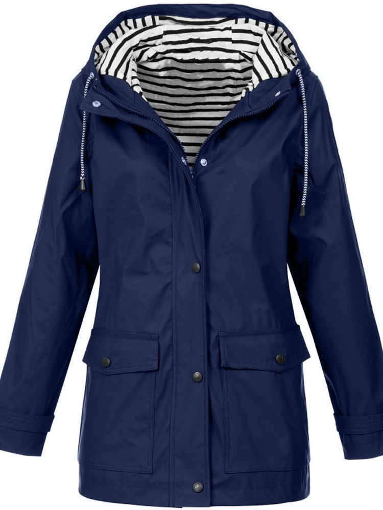 Eveloria Damen Regenjacke Wasser- und Winddicht