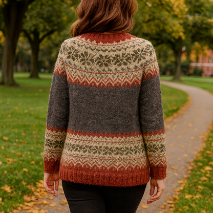 Damen Strickjacke Warme Winterjacke Mit Knöpfen