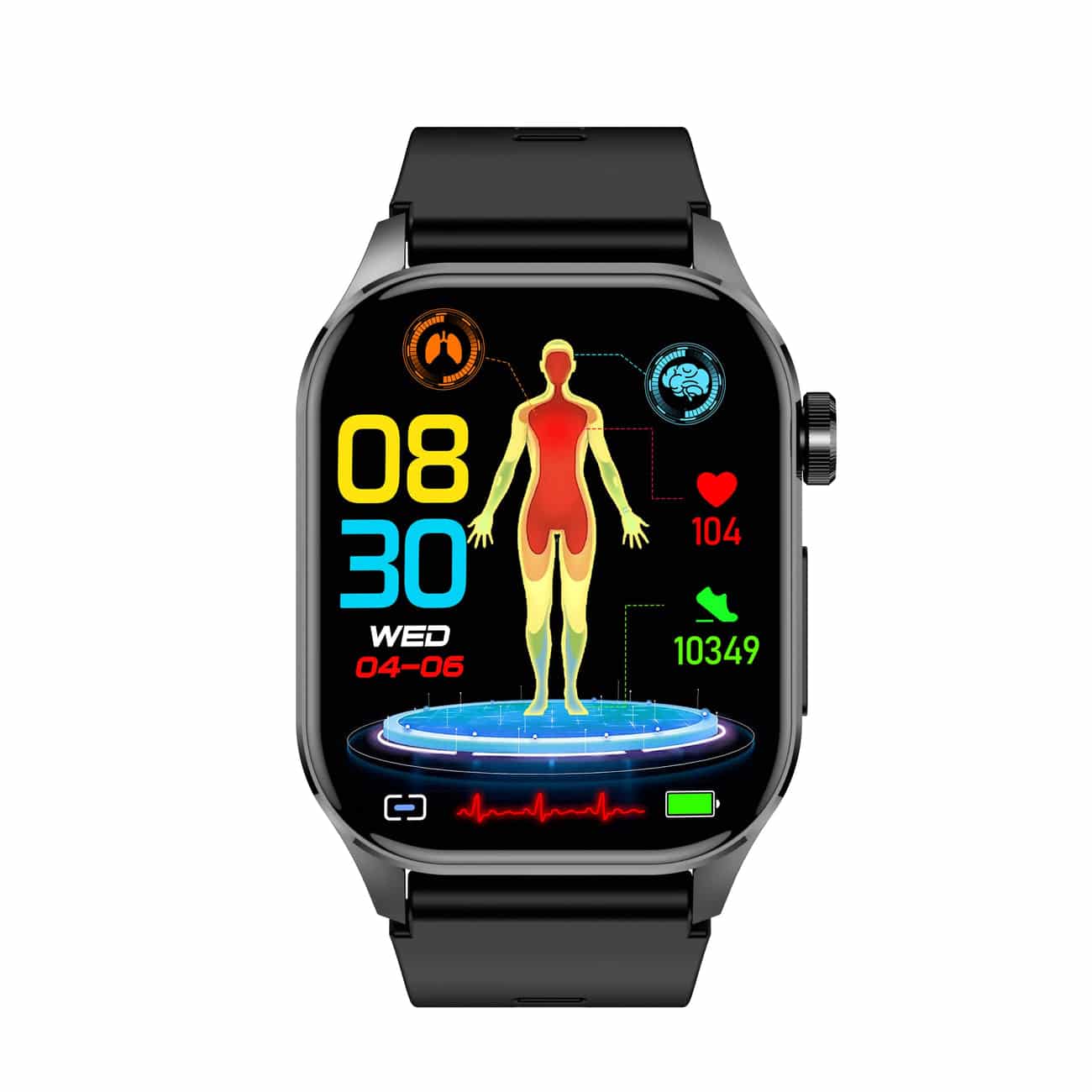 Eveloria Gesundheitsmonitor Ekg Blutzucker Blutdruck